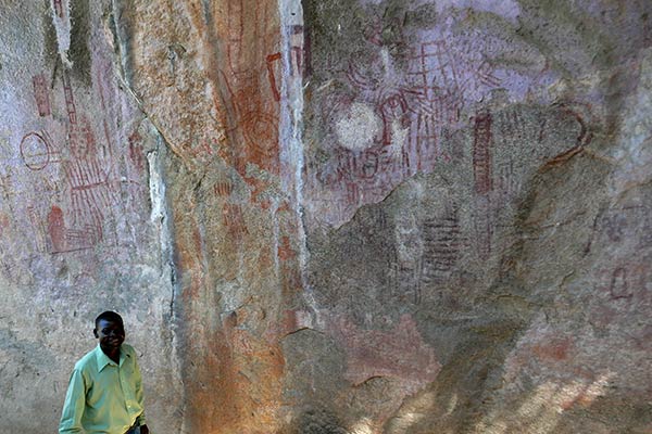 Mphunzi rock painting site, Chongoni rock art area