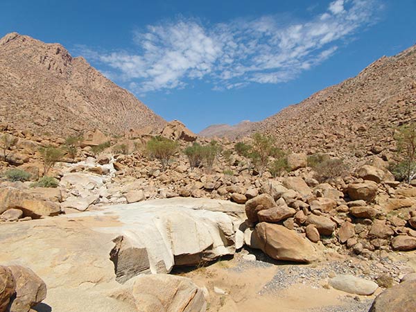 Site of Uis cave paintings, Brandberg Mountain