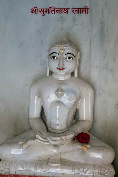 Statue of Tirthankara Sumatinatha, Ranakpur Jain Temple