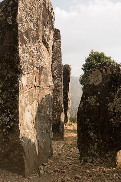 The standing stones of Willong Khullen, Manipur, India