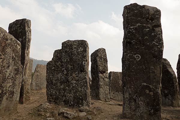 The standing stones of Willong Khullen, Manipur, India