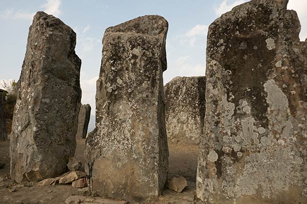 The standing stones of Willong Khullen, Manipur, India