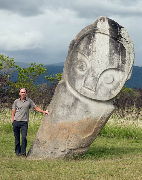 Palindo statue, Bada Valley, Sulawesi Island, Indonesia