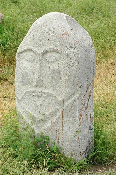 Stone statues at Burana