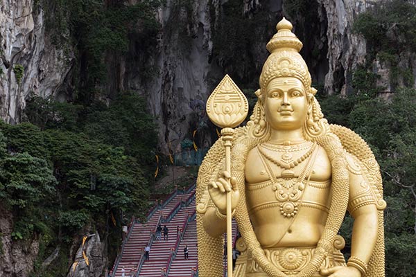 Statue of Muruga, Batu Caves, Kuala Lumpur, Malaysia