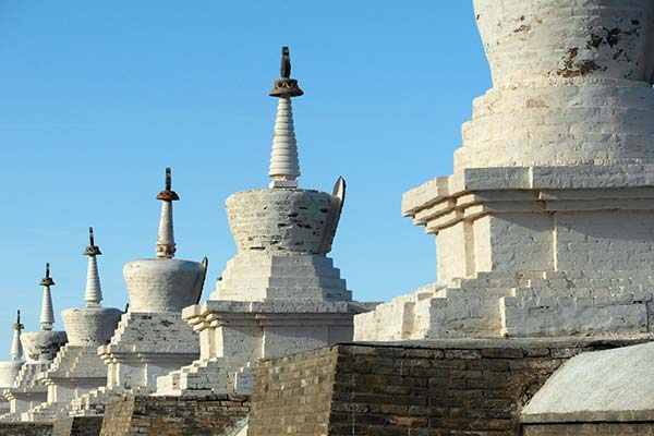 Walls surrounding Erdene Zu Monastery