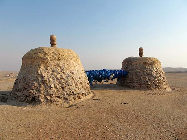 Shamanic shrine near Hamrin Hiid Buddhist Monastery