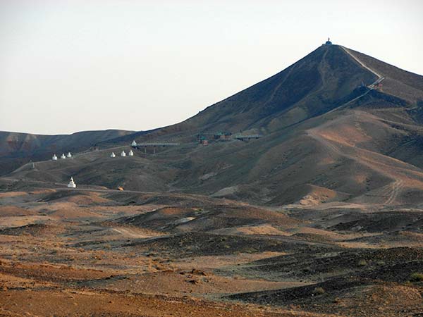 Shamanic sacred mountain of Han Bogd Hairham