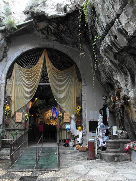 sicily palermo santuario santa rosalia montepellegrino shrine entrance