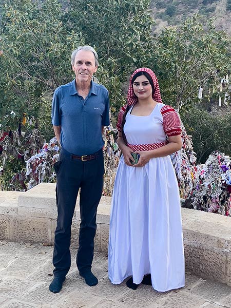 Martin at Yazidi Temple